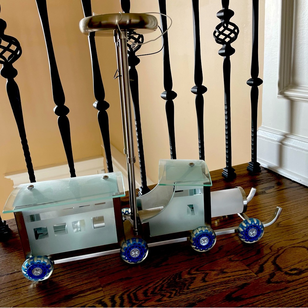 Little/Baby Boy Train Ceiling Light Fixture